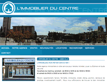 Tablet Screenshot of immobilier-du-centre-abbeville.com